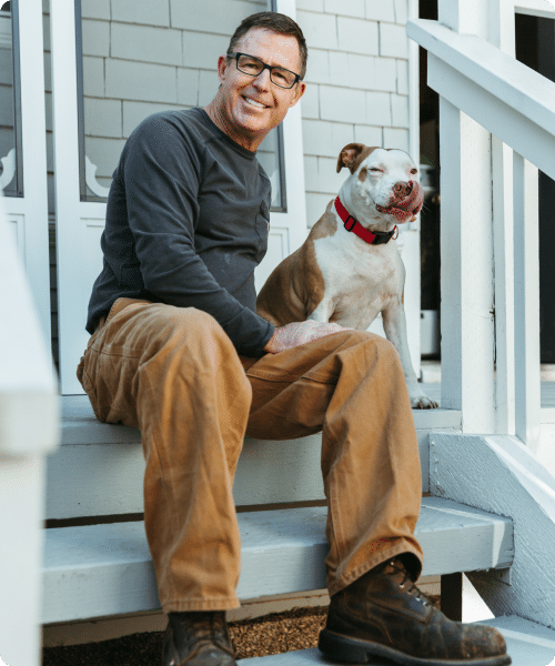 Stephen-and-Dog